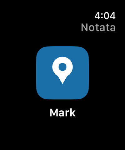 Notata Mark on Apple Watch